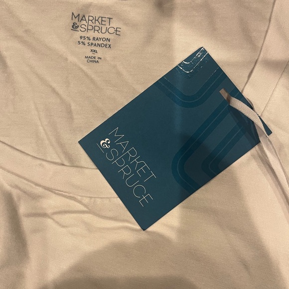 NWT Market & Spruce Elaine Pocket Short Sleeve Tee Stitch Fix - Picture 4 of 4